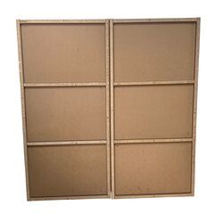 【現状品】木のボックス 木製 ラック 3段 2点 茶 ブラウン 収納 収納ボックス 収納ラック 書類保管 インテリアの画像