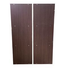 【現状品】木のボックス 木製 ラック 3段 2点 茶 ブラウン 収納 収納ボックス 収納ラック 書類保管 インテリアの画像