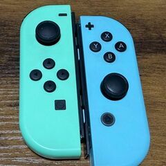 任天堂Switch　あつ森仕様　ドック未使用　ガラスカバー付き　コントローラー使用感ありの画像