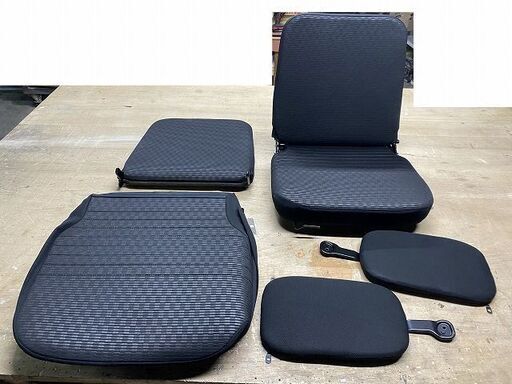 引き取り限定　ダイハツ ハイゼット トラック CVT エクストラシート 運転席と助手席 ヘッドレスト付き フルファブリック 3BD S500P S510P 軽トラ ピクシス サンバー 純正