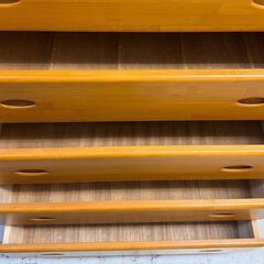 ✨️ジモティー割引✨️【ジャングルジャングル堺初芝店】　7段チェスト　木製　ナチュラル　幅(W)800mm × 奥行(D)450mm × 高さ(H)1350mm　堺市（東区　西区　北区　南区　堺区　美原区）高石市　泉大津市　忠岡町　和泉市　松原市　大阪狭山市の画像