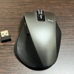 【美品】マウス　エレコム　ELECOM 5ボタン  無線の画像