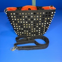 ディアベル DIAVEL スタッズ トートバッグ ブラックの画像