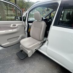 ★福祉車両★ダイハツ　ムーブ　フロントシートリフトL★助手席電動回転シート★72300ｋｍ★カーナビ＆ＴＶ★キーレス★１年保証ポリマーコート付★の画像
