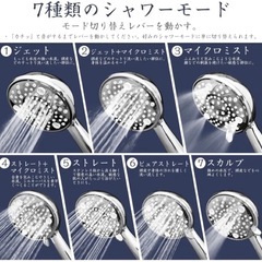 未使用品　シャワーヘッド マイクロナノバブル ウルトラファインの画像