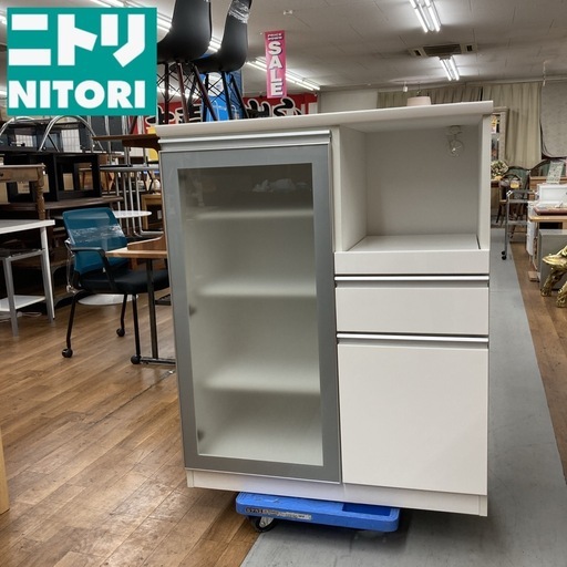 ジモティー限定価格！S730 ⭐ NITORI ニトリ キッチンカウンター レジュームLE 90 幅90cm USED 綺麗