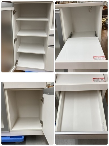 ジモティー限定価格！S730 ⭐ NITORI ニトリ キッチンカウンター レジュームLE 90 幅90cm USED 綺麗