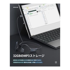骨伝導防水イヤホン　新品の画像
