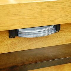 2段ベッド 幅128×奥210×高130cm 上段シングル・下段セミダブル ロータイプ 木製 ナチュラル系 はしご・宮棚・照明・コンセント付き すのこ床板 親子ベッド 二段ベッド  札幌市 清田区 平岡の画像