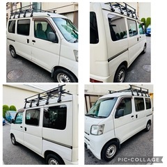 走行14.5万 パワーウィンドウ キーレス ETC ハイゼット 車検2年 Bカメラ ドラレコ キャリアの画像