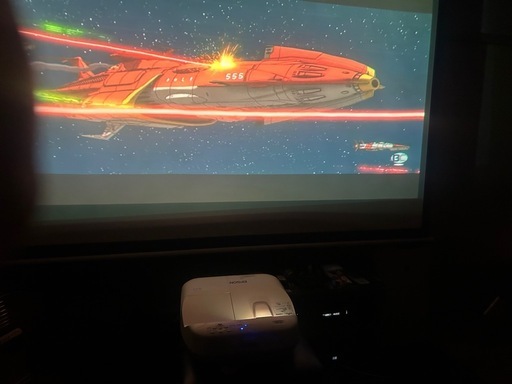 【短焦点】エプソンプロジェクターEB-580 リモコン有り