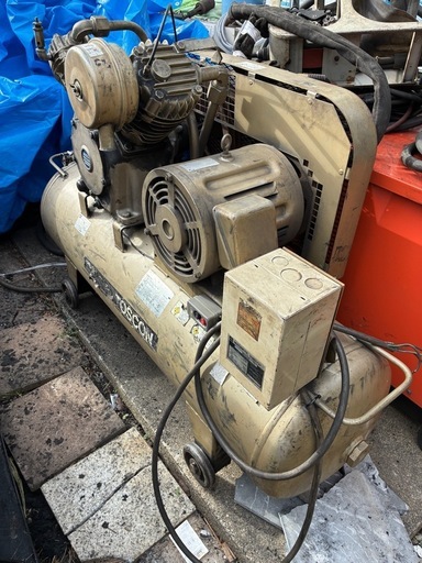 【最終値引き20000円引き】格安！早い者勝ち！動作品！配送可！ハイパワー5.5KW東芝コンプレッサー