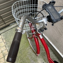 【後輪パンク】24インチ自転車の画像