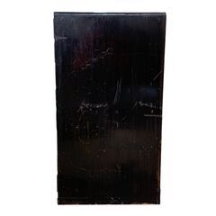 【現状品】レトロな木製収納 木製 引き出し 8段 1点 濃い茶 ダークブラウンブラウン 収納  書類保管 インテリア アンティークの画像