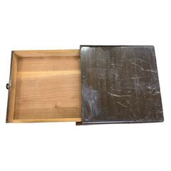 【現状品】レトロな木製収納 木製 引き出し 8段 1点 濃い茶 ダークブラウンブラウン 収納  書類保管 インテリア アンティークの画像