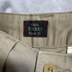 EDWIN エドウィン KHAKI 43300 チノパンツ W32の画像