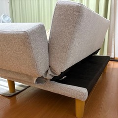 【中古品】ファブリックソファーベッドの画像
