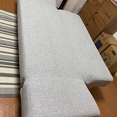 【中古品】ファブリックソファーベッドの画像
