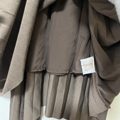 未使用品　プリーツスカート　アシメスカートの画像