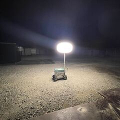 【三重】 ヤンマー　LED　バッテリー　投光器　バルーンライト　静音　ライトボーイ　照明　夜間作業　夜間工事　備品　コンパクトの画像