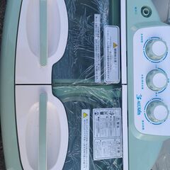 🎵訳あり大特価🎵　洗濯機　2層式　ミニ洗濯機　グリーン　中古美品　2013年製　和光市　リサイクルショップ　リサイクルケイラック　ケイラック和光店　GMW204の画像