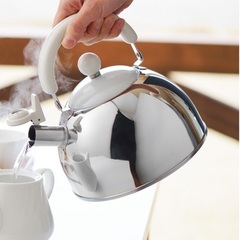 笛吹き ケトル 日本製 ホワイト 2.5Lの画像