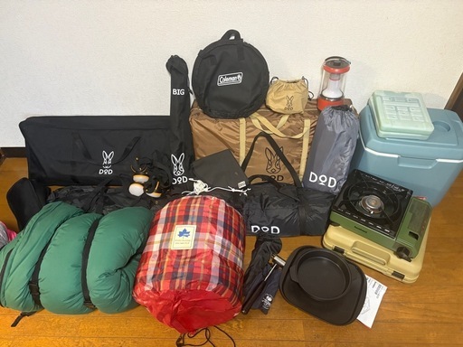 取引中！キャンプ用品まとめ　DoD Coleman LOGOSなど早い者勝ちです