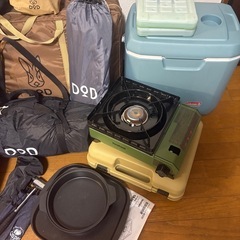 取引中！キャンプ用品まとめ　DoD Coleman LOGOSなど早い者勝ちですの画像