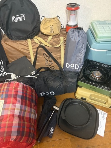 取引中！キャンプ用品まとめ　DoD Coleman LOGOSなど早い者勝ちです