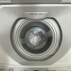 AQUA 2024年製 7kg 洗濯機の画像