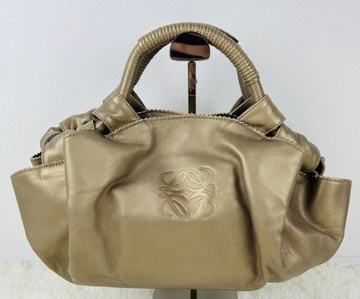 LOEWE ロエベ ナッパアイレ ハンドバッグ ゴールド