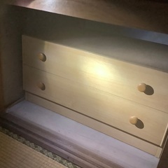タンス　二段の画像