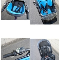 {受付中}🔴⭐️超特価⭐🔴電動自転車 ヤマハ 20インチ 子供乗せ アシスト 中古 110802の画像