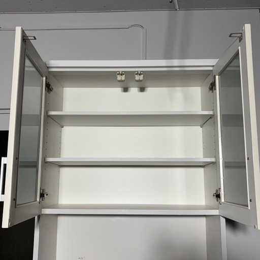 【送料込み】食器棚 キッチンボード ニトリ ダリア レンジボード 白 ニトリ ダリア 白色 ホワイト 食器棚 キッチンボード カップボード 幅