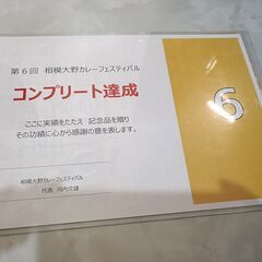 未使用品バッグ 第6回相模大野カレーフェスティバル コンプリート賞の画像