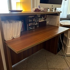 受付カウンター ハイカウンター インナーデスクとのセットの画像