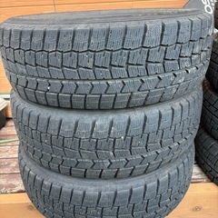 ダンロップウインターマックス02☆185/60R15☆8部山以上のバリ山☆3本セットの画像