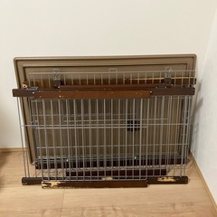 木製ペットサークルの画像