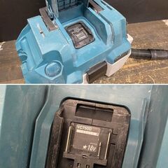 【久留米】【引き取り限定】【中古品】makita マキタ VC750DZ 充電式集じん機 乾湿両用 業務用 集じん容量:7.5L 18V用 ※バッテリ別売の画像