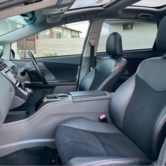 車検R8/11までプリウスα/Gチューンブラック/パノラマルーフ/ETC/地デジ／ハーフレザーシートの画像