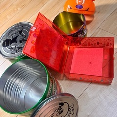 ディズニー！大きめ空き缶、空き容器4個セット！の画像