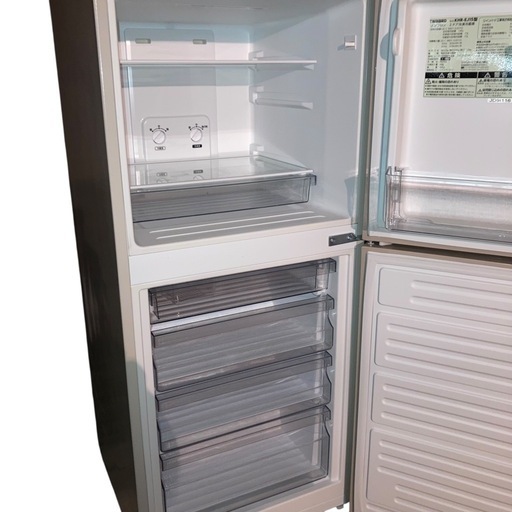 ジ1118-12】一人暮らしにピッタリサイズ‼️TWINBIRD ノンフロン2ドア