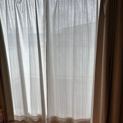 【譲ります】ニトリレースカーテンの画像