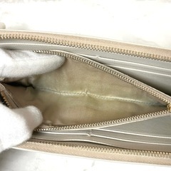 PRADA プラダ サフィアーノ 長財布 1M0506 アイボリー系 カード付きの画像