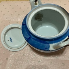 無料❗️急須青系梅柄の画像