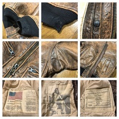 ヴィンテージ アヴィレックス AVIREX G-2 レザージャケット M-L位の画像