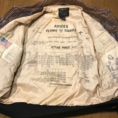 ヴィンテージ アヴィレックス AVIREX G-2 レザージャケット M-L位の画像