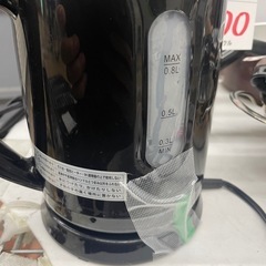 【中古】0.8リットル　電気ケトル　内部美品【1118IK】の画像