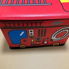 大量おもちゃ入りボックスの画像