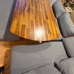 Unicoダイニングテーブルソファベッドの画像